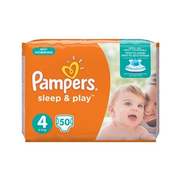 Pampers Sleep&amp;play Pelenka (4-es 7-18 kg)