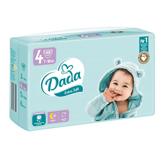 Dada pelenka Extra Soft (4-es) 7 - 16 kg (48 db/cs) 