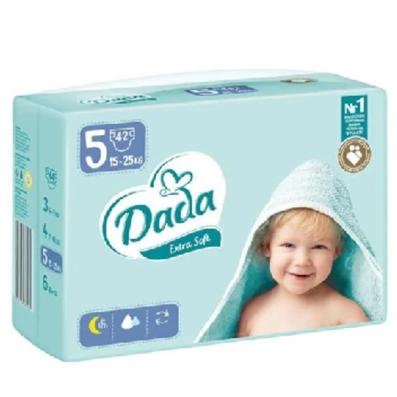 Dada pelenka Extra Soft (5-ös) 15 - 25 kg (42 db/cs) 