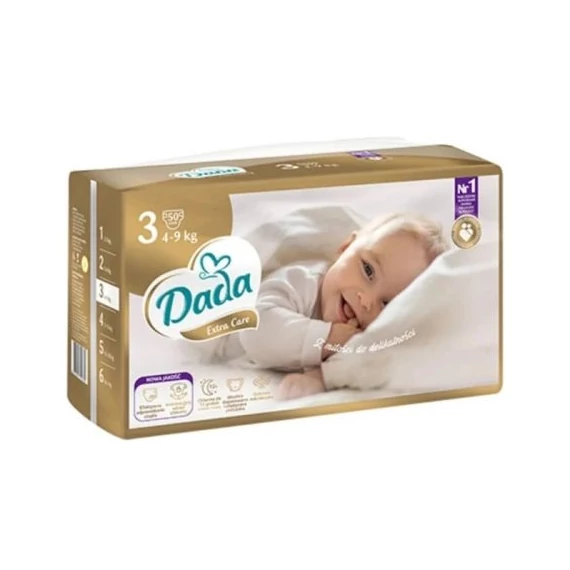 Dada pelenka Extra Care (3-as) 4 - 9 kg (50 db/cs) 