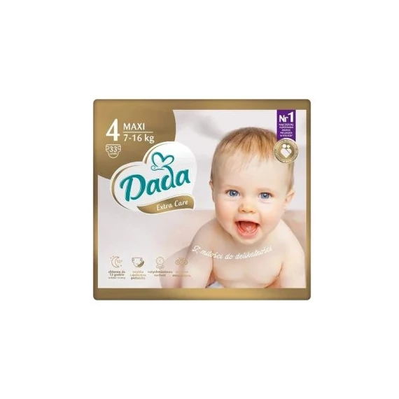 Dada pelenka Extra Care (4-es) 7 - 16 kg (33 db/cs) 
